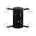 IREALIST RC Drone with 2MP HD Camera, Foldable Pocket Mini Drone, Altitude Hold Mode Smartphone WiFi Remote (Black)