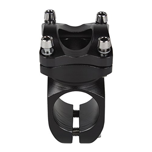 Andux 31.8mm Aluminum Alloy Bike Handlebar Stem Riser for BMX MTB 1pcs BL-02 (Black)