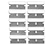 10 Pack Razor Blades Single Edge- High-Grade Long Lasting Carbon Steel Single Edge Razor Blades Ideal for Standard Safety Scrapers, Removing Paint and Decals- By Katzco