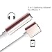SOKAD iPhone 7/7 Plus 2-in-1 Lightning Charging Cable 3.5 mm Headphone Adapter and Lightning Charging Port Extension Cable for Apple Devices,Compatible with iOS 10.3, No Music Control