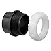 NIBCO - I01455H U580127 11/2 SPGXSJ TRAP ADAPTER ABS, Black, 1-1/2
