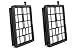 Green Label Brand 2 Pack Replacement HEPA Filter F45 for Dirt Devil Canister Vacuum Cleaners (Compares to 2KQ0107000). Fits: Pets SD40000 and EZ Lite SD40010