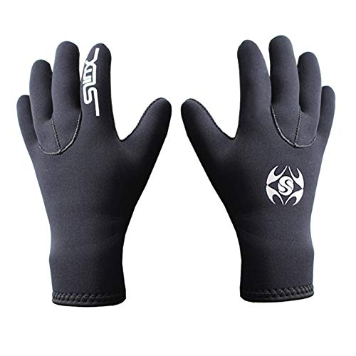 Zqasales Neoprene Men Women Warm Scuba Diving Gloves Windsurfing Surfing Spearfishing Snorkeling Boating Fishermen Gloves Cold-Proof