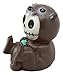 Ebros Furrybones Otto The Sea Otter Figurine Furry Bones Otter Hooded Skeleton Monster With Blue Shell Necklace Cute Collectible Sculpture Decorative Toy