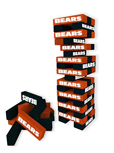 Wild Sports NFL Chicago Bears Table Top Stackers 3" x 1" x .5", Team Color