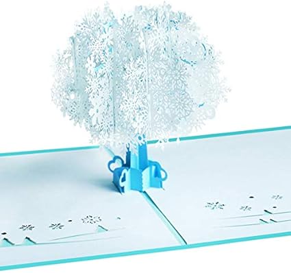 Xzante Cartoline Di Natale Up 3d Fiocco Di Neve Bianco Biglietti D Auguri Personalizzati Fatti A Mano Regali Di Natale Cartoline Di Souvenir Amazon It Cancelleria E Prodotti Per Ufficio