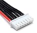 Lipo Balance Plug Extension Karcy 10cm Male Female Battery Charger Connector Wire Balance Extension 6S 7Pins 22.2V for Li-Po Batteries 10Pcs