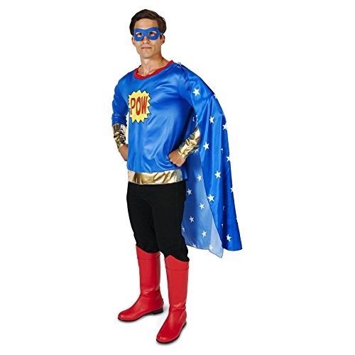 Pop Art Comic Super Hero Man Adult Costume
