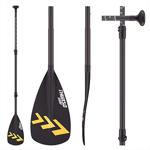 THURSO SURF Carbon SUP Paddle 3 Piece Adjustable Carbon Fiber Shaft