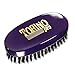 Torino Pro #420 100% Pure Boar Bristle Palm Medium Hair Brush -Handheld Military Round Oval Design - Naturally Moisturize, Condition,Promote Circulation of Hair Roots-Great 360 Wave Brush