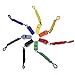 Mudder 7 Pieces Plastic Coach Whistle Sports Referee Whistle