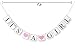 Baby Shower Decorations For Girl Kit: Its A Girl 9 Piece Balloon Set with Ribbon and Strung Banner Pink / Gold / White | Hang on Wall Door Table | Pregnancy Announcement Gender Reveal Party