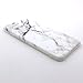 ooooops for 8 Plus Case, 7 Plus Case, White & Grey Marble Pattern Design, Slim Fit Clear Bumper Soft TPU Full-Body Protective Cover Case for 7/8 Plus 5.5'' (White Marble)