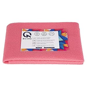Quard Waterproof Baby Dry Sheet 70 x 50 cm (Small, Rose Pink)