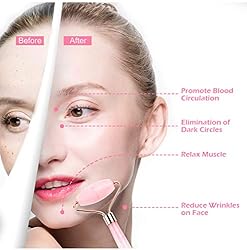 Face Roller-YeeTeching Jade Roller and Gua Sha Set