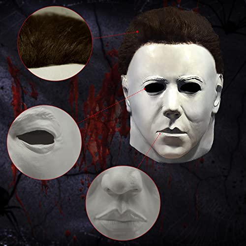 Michael Myers Mask Original 1978, Realistic Horror mask Scary Halloween
