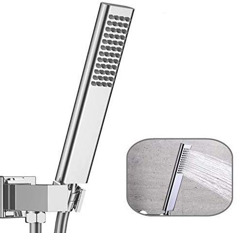 IceMoon Brass Handheld Shower Head High Pressure Luxury Hand Shower Head with Powerful Shower Spray Against Low Pressure Water Supply Pipeline,Water Saving 1-Function Hand Shower Head