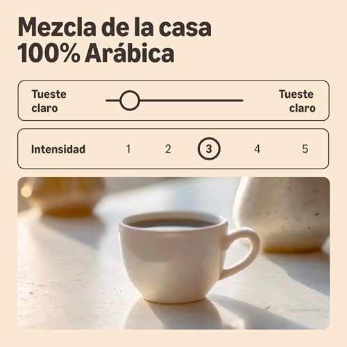 House Blend - Granos de café dorados de 1 kg, 1 paquete