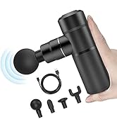 Comfier Mini Massage Gun, Deep Tissue Massager Gun,USB Charging,Lightweight Portable Percussion M...