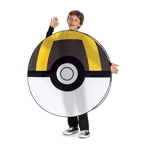 Disguise Ultra Ball Pop Out Costume, Official Pokemon Costume Overlay, Unisize 8 and up