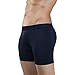 DAVID ARCHY Men's 3 Pack Ultra Soft Micro Modal Boxer Briefs with Fly Drop Needle Style Boxers (M, Navy Blue)