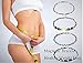Thunaraz 4PCS Hematite Stone Anklets Energy Magnetic Bracelet Therapy Bracelet for Women