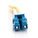 Legrand - C2G LC to LC Fiber Optic Cable, 9/125 Fiber Optic Cable, Yellow Fiber Cable, 3 Meter (9.8 Feet) OS2 Single-Mode Cable, Fiber Patch Cable, 1 Count, C2G 28758