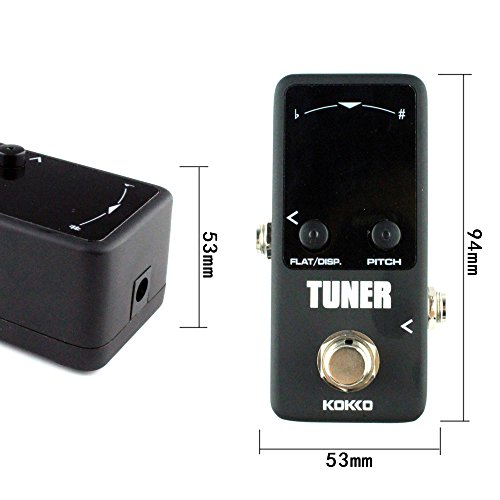 Guitar Mini Effects Pedal Tuner Chromatic Tuner Pedal High Definition
