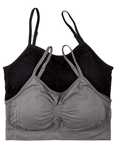 2-or-4-Pack-Kalon-Nylon-Spandex-Removable-Pads-Comfort-Bras