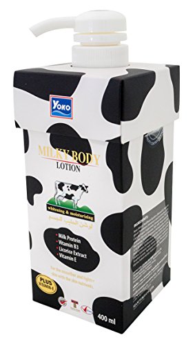 Yoko milky body lotion non-greasy with milk protein 400…