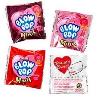 CHARMS VALENTINE BLOW POP MINIS SNACK SIZE PACKS: 30-PIECE BAG