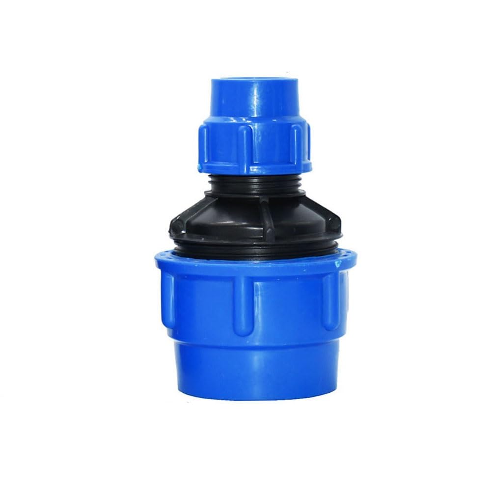 MiJunHD PE Pipe Reducing Straight Connector,63mm to 32mm Reducer Coupler Connection Plastic Quick Fittings for Garden & Agriculture Watering (1 Piece)