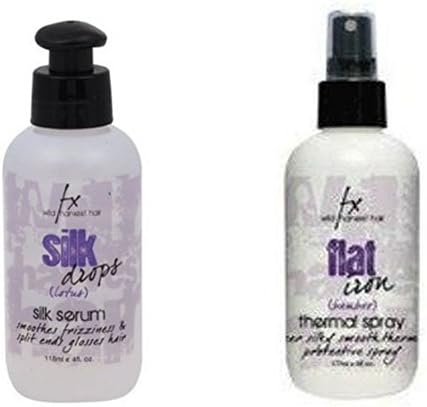 FX Wild Harvest 2 Item Bundle Silk Drops 4 Oz and FX Thermal Flatiron Spray 6 Oz