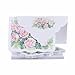 Carol Wilson Pink Rose Cascade 10 ct Embossed Note Card Set For Arts Sake by Carol Wilson