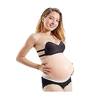 BIXINYAAN Fake Pregnant Belly for 4-5 Months Fake Belly Costume Artificial Bump Pregnant Fake Belly, Crossdresser