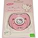 Sanrio Hello Kitty Baby Pacifier Pink for Newborn and Up (With Clear Cover)