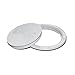 X-Haibei Round Boat Non Slip Inspection Hatch White Plastic Deck Plate with Detachable Cover, Anti-Aging,Anti-UV, Marine Accessories (Inside Diameter 6 inch)