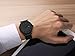 Vigor Rigger Unisex Ultra Thin Unique Men Quartz Watch Black Analog Dial with Date Display Metal Case Milanese Mesh Band (black)