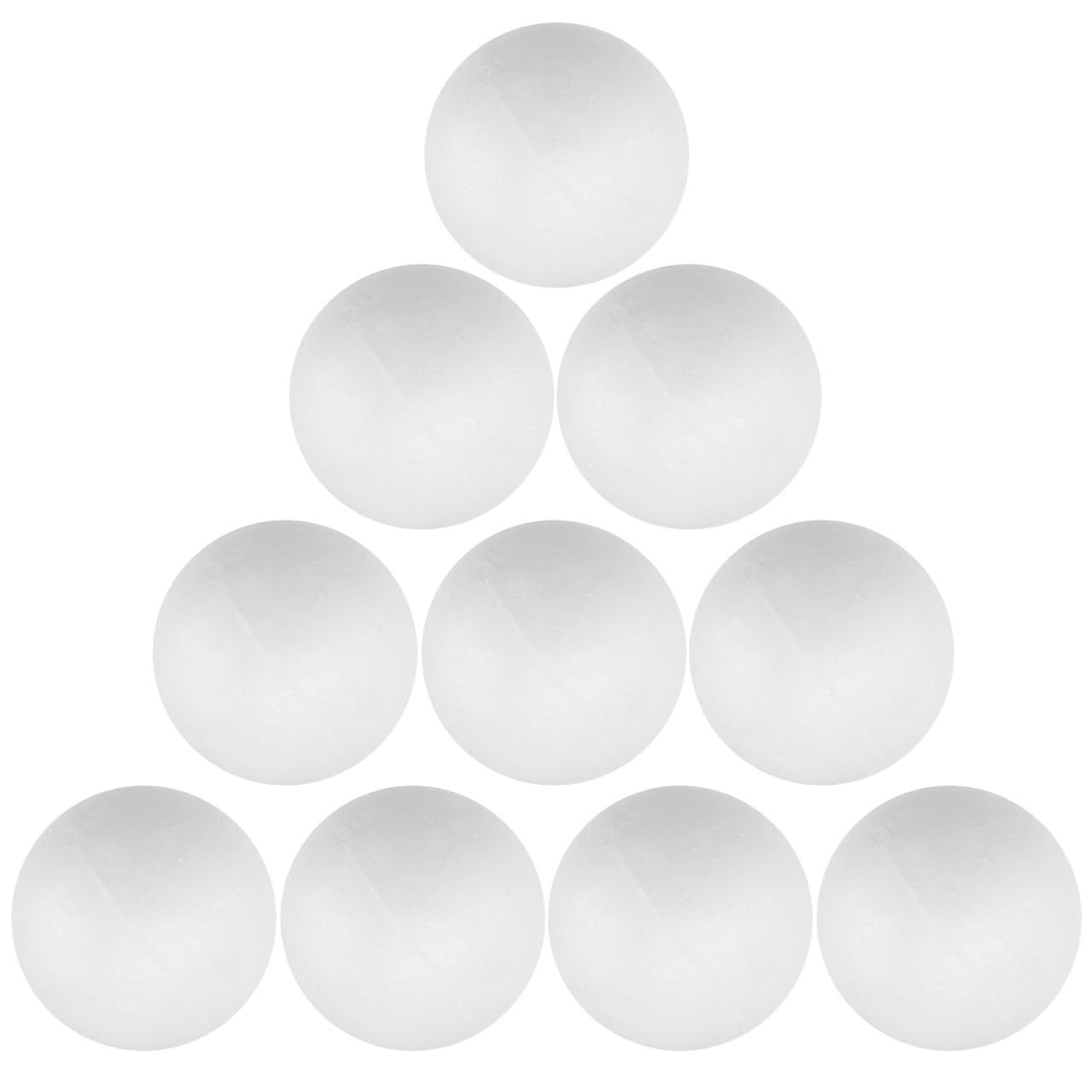 iplusmile Foam Balls for Crafts: 10 pcs 7cm White polystyrene Balls Lightweight Smooth Art Decoration Baubles for School Project, Art Craft and DIY Christmas Decoration