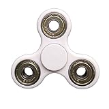The Anti-Anxiety 360 Spinner Helps Focusing Fidget Toy [3D Figit] Premium Quality EDC Focus Toy for Kids & Adults T-Aannd Best Stress Reducer Relieves ADHD Anxiety and Boredom Ceramic Bearing (White)