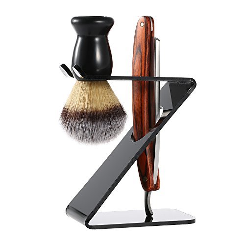 Docooler 3 In 1 Men s Shaving Razor Set Badger Hair Shaving Brush Folding Shaving Razor Holder Male Facial Clean Tools Shaving Kit Blaireau Brush