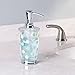 InterDesign Glee Soap & Lotion Dispenser Pump for Bathroom Vanities - Rain