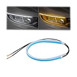 Car LED Headlight Strip Lights, Exterior Dual Color