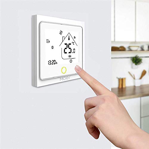 MOES-WiFi-Termostato-inteligente-Controlador-de-temperatura-Smart-Life-Tuya-APP-Control-remoto-para-calefaccin-de-caldera-de-gas-de-agua-5-1-1-trabajos-programables-con-Alexa-Google-Home