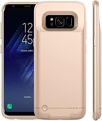 ANIKOV-06 For Galaxy S8 Plus Aluminium alloy Battery Case , 5200mAh Extra Slim Protective Rechargeable Charging External Backup Power Bank Cover for Samsung Galaxy S8 Plus (Gold)