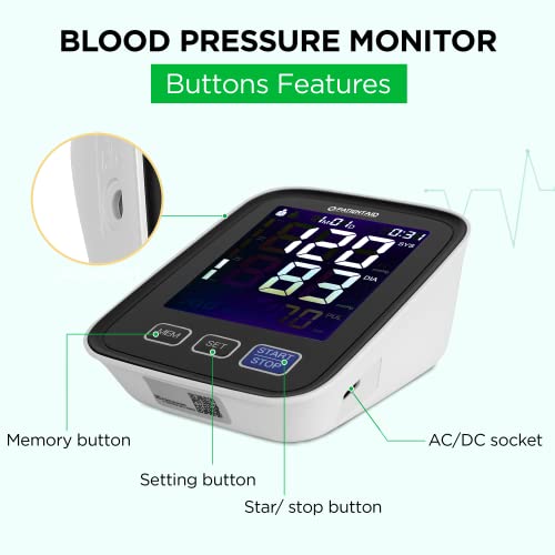 Patient Aid Upper Arm Electronic Blood Pressure Monitor with Automatic