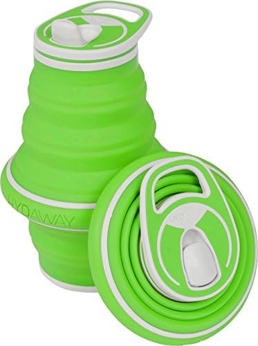 HYDAWAY New Collapsible Pocket-Sized Travel Water Bottle - 21 oz.