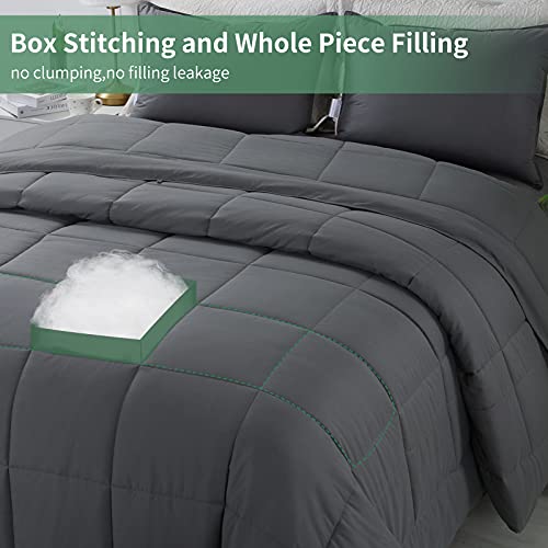 HOMBYS Oversized King Down Alternative Comforter Oversized King 120x120