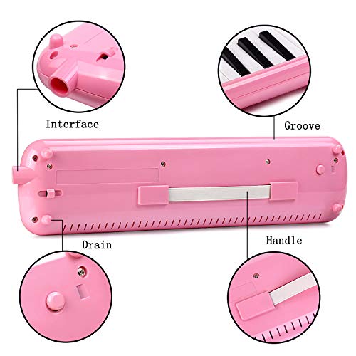 image for Musfunny Piano 32 Key Melodica Musical Instrument for Music Lovers Beg