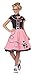 Girls Pink 50s Sweetheart Costume Small (6-8)